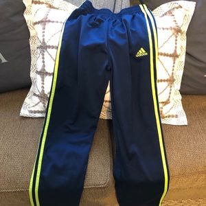 Navy blue Adidas pants
